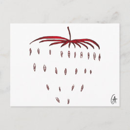 Cartão Postal Morango