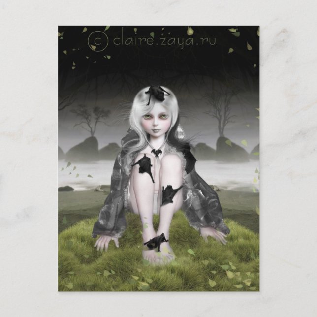 Cartão Postal Morcegos (Frente)