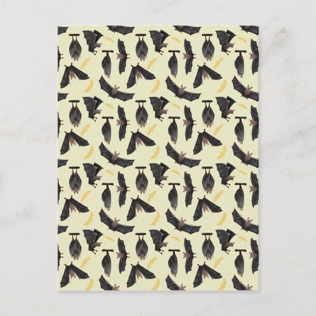 Cartão Postal morcegos amarelos (Frente)
