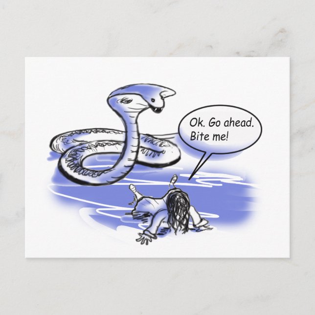 Cartão Postal Morda-me (Frente)