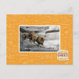 Cartão Postal Morda-me é apenas uma expressão!