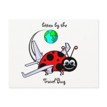 Mordido Pelo Inseto De Viagem - Avião Ladybug