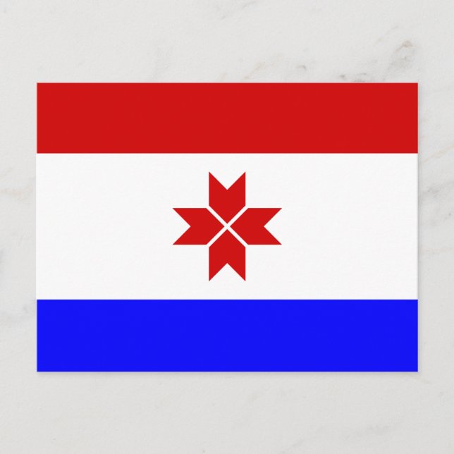 Cartão Postal Mordovia Flag (Frente)