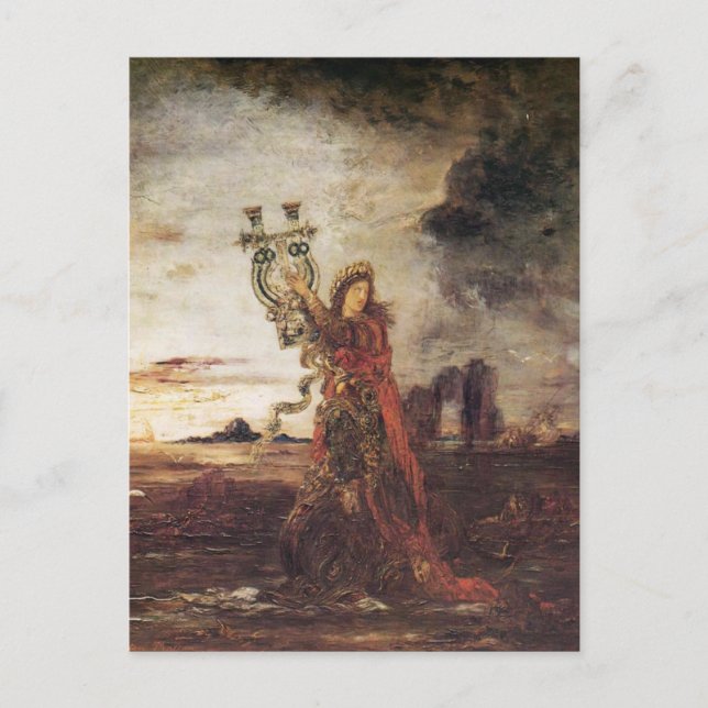 Cartão Postal Moreau Arion belas artes (Frente)