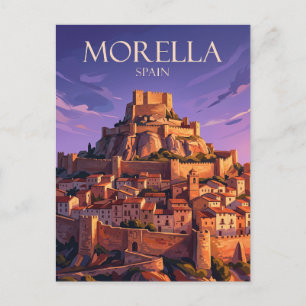 Cartão Postal Morella Espanha
