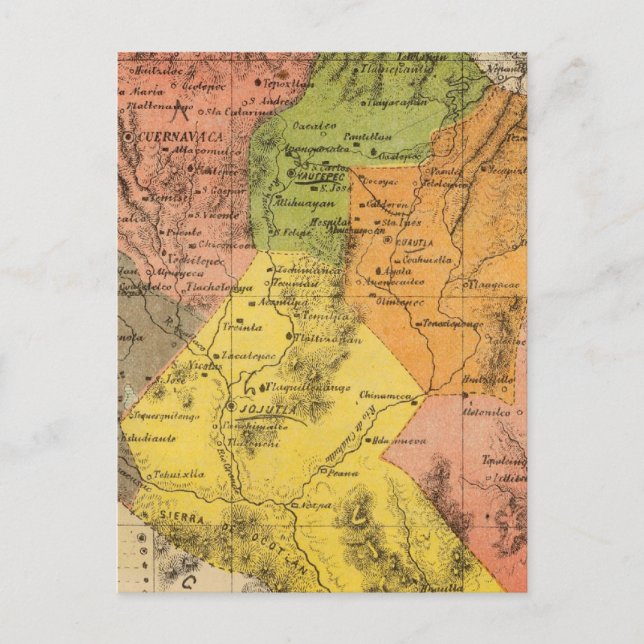 Cartão Postal Morelos, México (Frente)