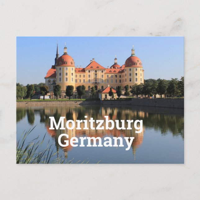 Cartão Postal Moritzburg Alemanha (Frente)