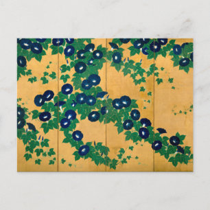 Cartão Postal Morning Glories Early 19th Century