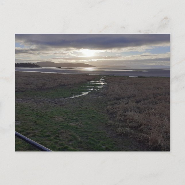 Cartão Postal Morning Morecambe Bay cedo (Frente)