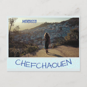 cartão postal morocco chefchaouen