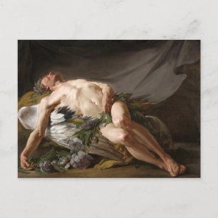 Cartão Postal Morpheus por Jean-Bernard Restout (1771)
