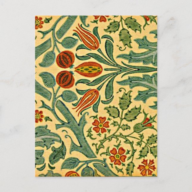 Cartão Postal Morris - Flor do outono (Frente)