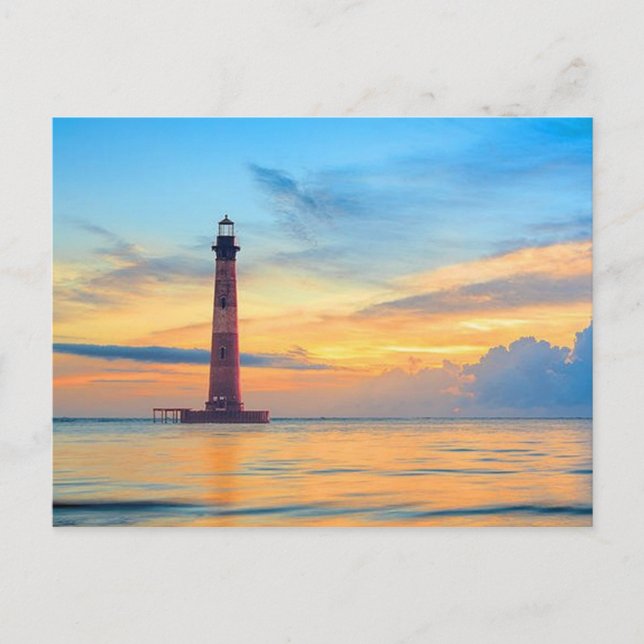 Cartão Postal Morris Island Light House (Frente)