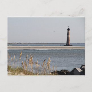 Cartão Postal Morris Island Lighthouse,Folly Beach, Charleston