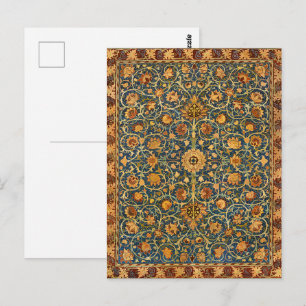 Cartão Postal Morris Vintage Holland Park Carpet Pattern