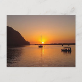 Cartão Postal Morro Bay no Sunset