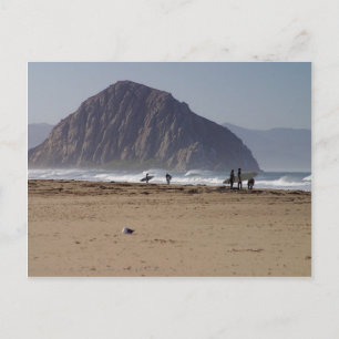 Cartão Postal Morro Rock Beaches Surfistas
