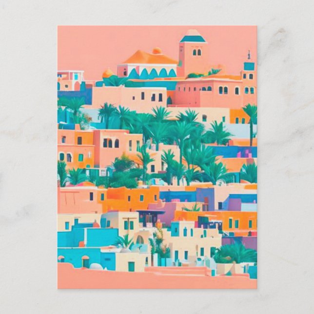 Cartão Postal Morroco (Frente)