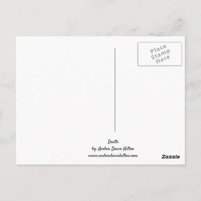 Cartão Postal Morte (Verso)