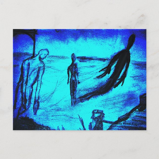 Cartão Postal Morte do Cartão-postal Espírito (Frente)