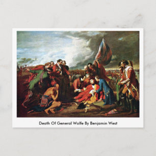 Cartão Postal Morte Do General Wolfe Por Benjamin West