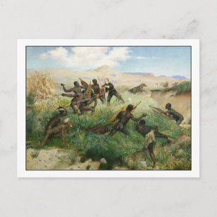 Cartão Postal Morte do Príncipe Imperial por Paul Jamin