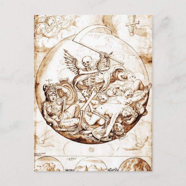 Cartão Postal Morte vs Cartaz do Mundo (Frente)