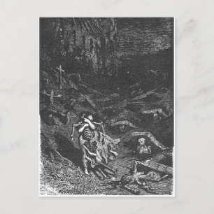Cartão postal Morto graveyard