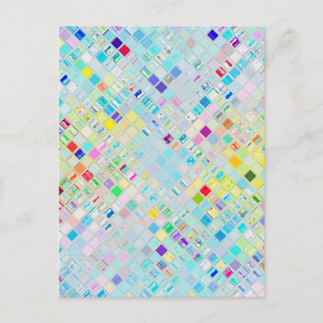Cartão Postal Mosaico Criado (Frente)