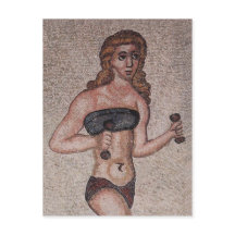 Mosaico da Menina Bikini - Pesos Elevantes - Roman