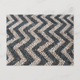 Cartão Postal Mosaico de seixos preto e branco na GRÉCIA