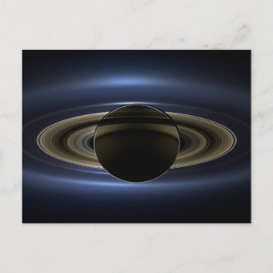 Cartão Postal Mosaico Do Sistema Saturno Volta Ao Sol.