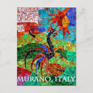 Cartão Postal Mosaico II de Murano