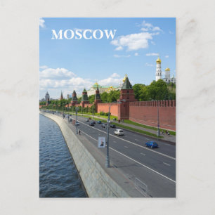 Cartão Postal Moscou Kremlin