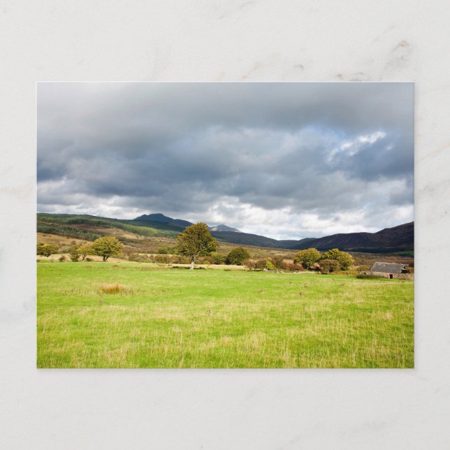 Cartão Postal Moss Fazenda Machrie Moor A Ilha de Arran (Frente)