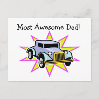 Cartão Postal Most Awesome Dad! - Postcard