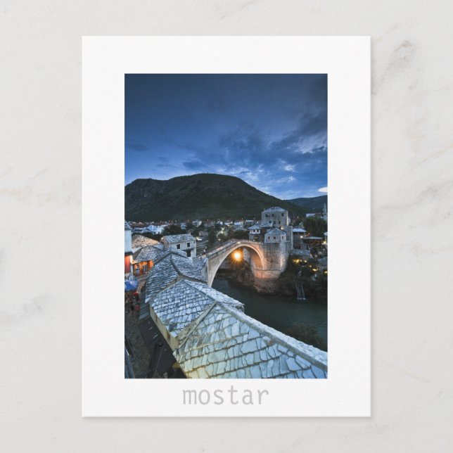 Cartão Postal Mostar (Frente)