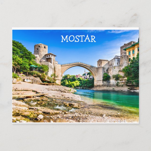 Cartão Postal Mostar (Frente)