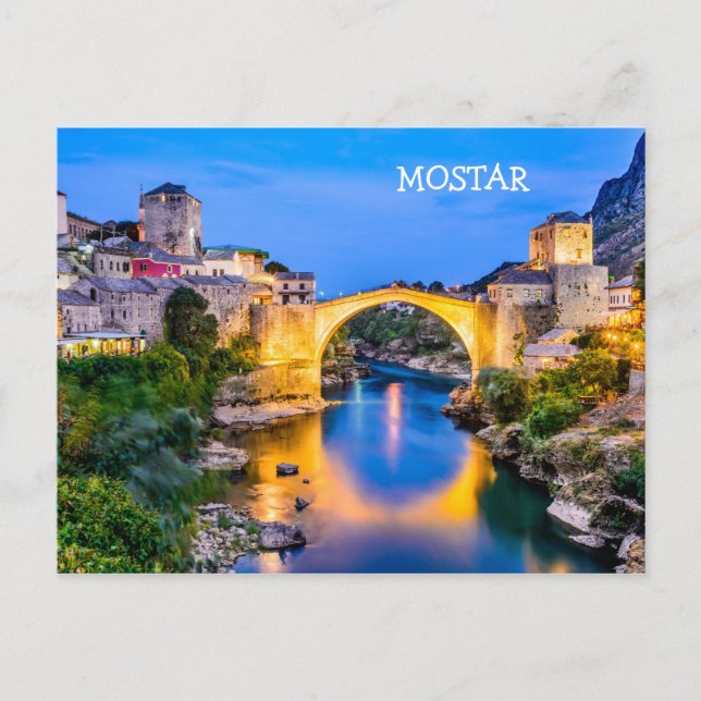 Cartão Postal Mostar (Frente)