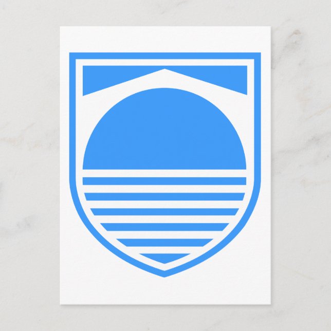 Cartão Postal Mostar Casaco de Braços (Frente)