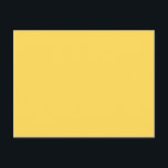 Cartão Postal mostarda colorida<br><div class="desc">mostarda colorida FFDB58</div>