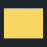 Cartão Postal mostarda colorida<br><div class="desc">mostarda colorida FFDB58</div>