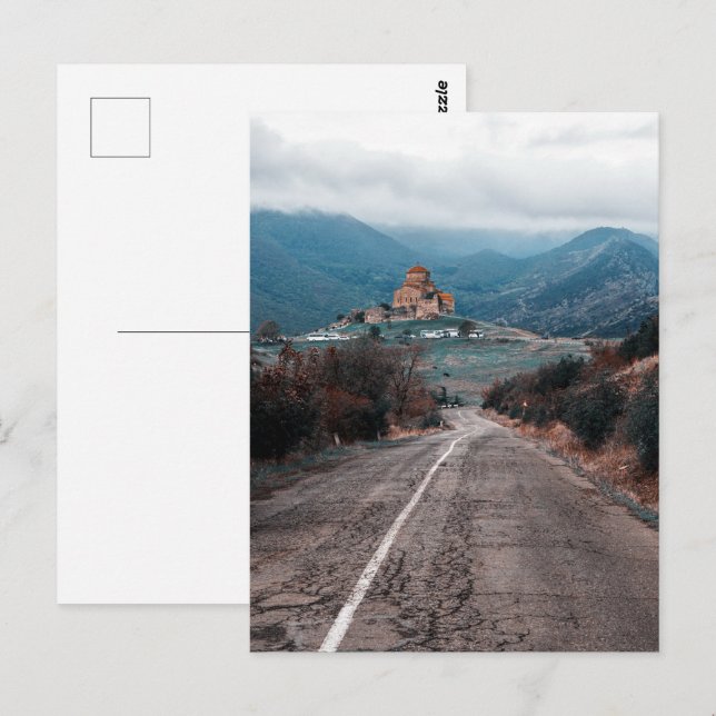 Cartão Postal Mosteiro de Jvari Georgia (Frente/Verso)