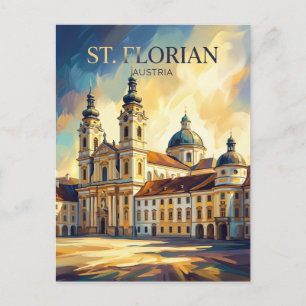 Cartão Postal Mosteiro de St. Florian Áustria