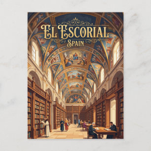 Cartão Postal Mosteiro do Escorial Espanha