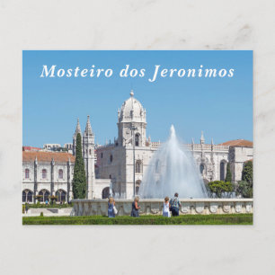 Cartão Postal Mosteiro dos Jeronimos.