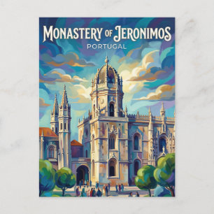 Cartão Postal Mosteiro dos Jerónimos Portugal