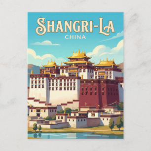 Cartão Postal Mosteiro Ganden Sumtseling China