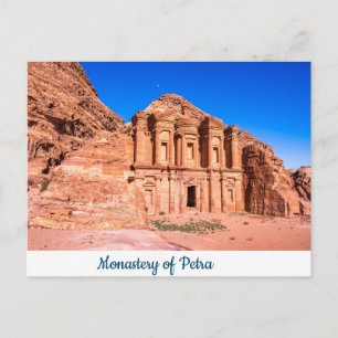 Cartão Postal Mosteiro postal de Petra