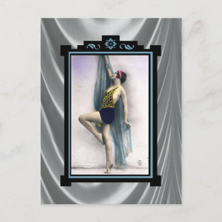 Cartão Postal Mostrar Dançarina de Menina